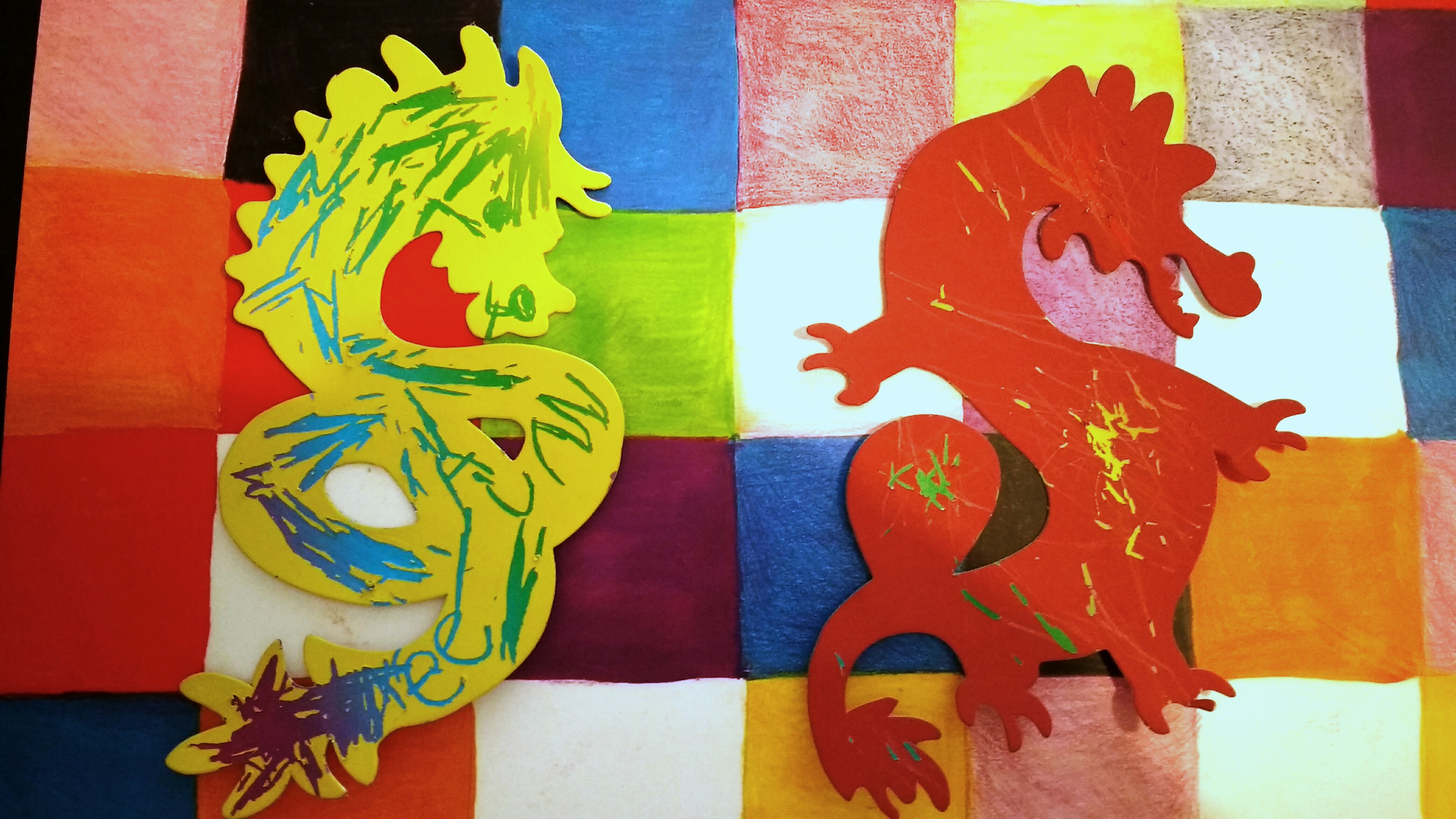 Chinese Scratch Dragons from BakerRoss Themed Activities