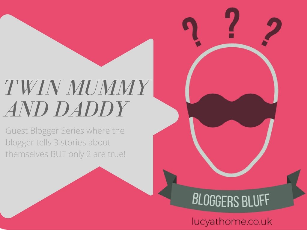 Twin Mummy and Daddy bloggers bluff header