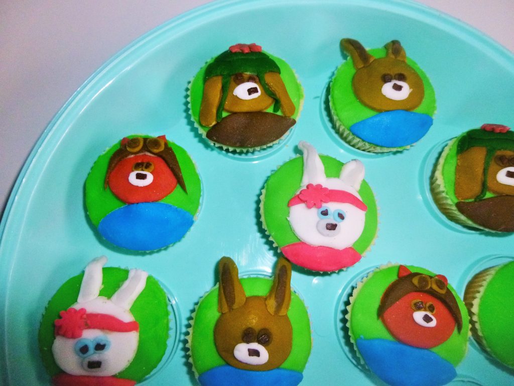 CBeebies Peter Rabbit Characters Cupcakes all