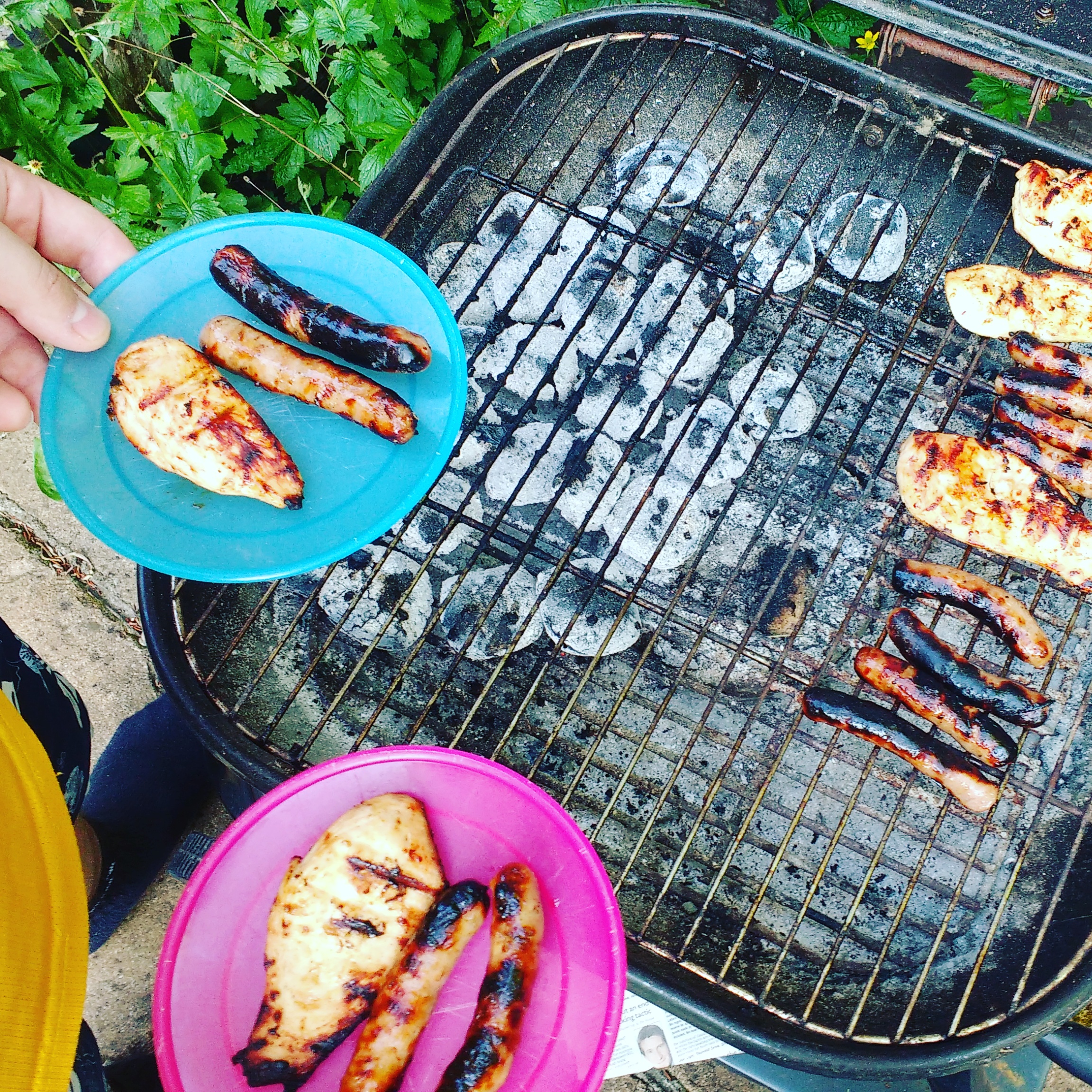 Barbeque charred food - kids' party ideas