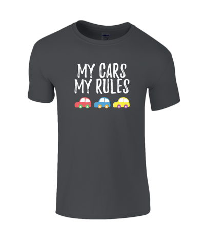 My Cars My Rules – Kids Tee (other colours available)