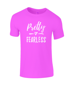 Lucy At Home T-Shirt Pretty Fearless Heliconia