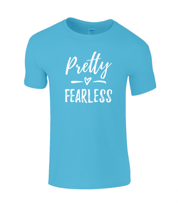 Lucy At Home Kids T-Shirt Pretty Fearless Sapphire