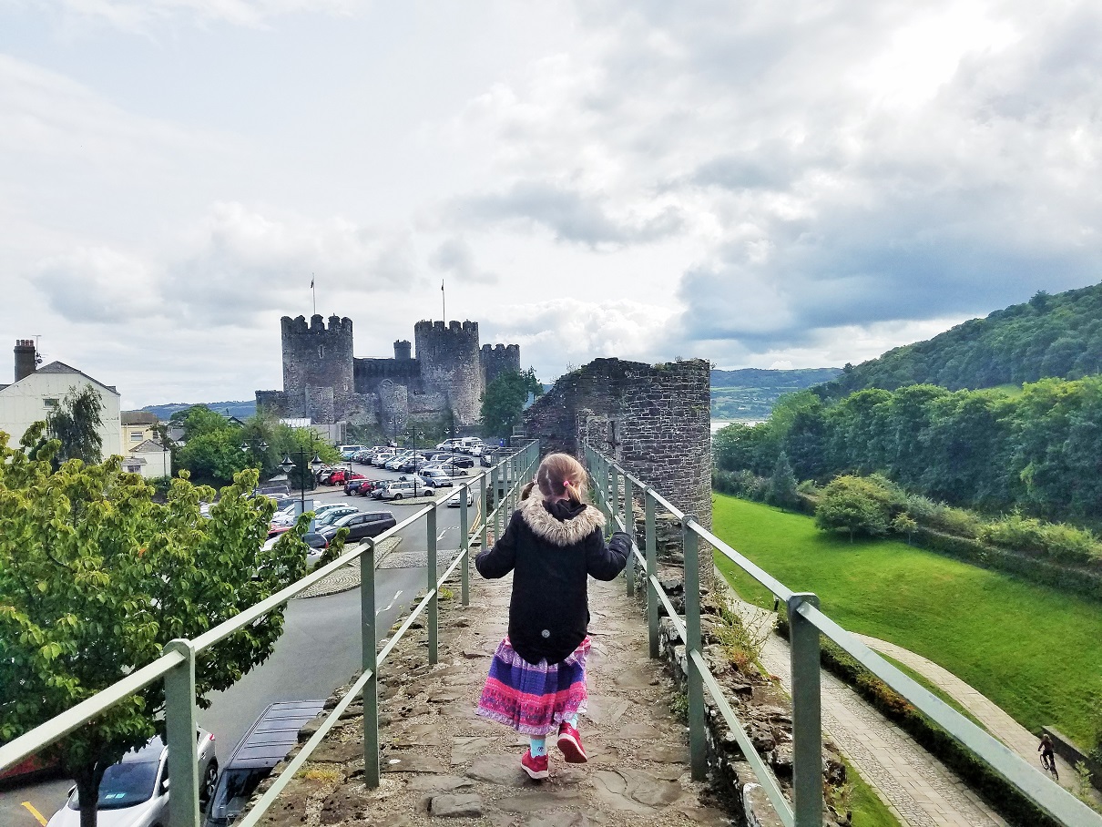 North Wales Conwy City Walls - if your child is afraid of the dark, you're going to find these useful tips really helpful