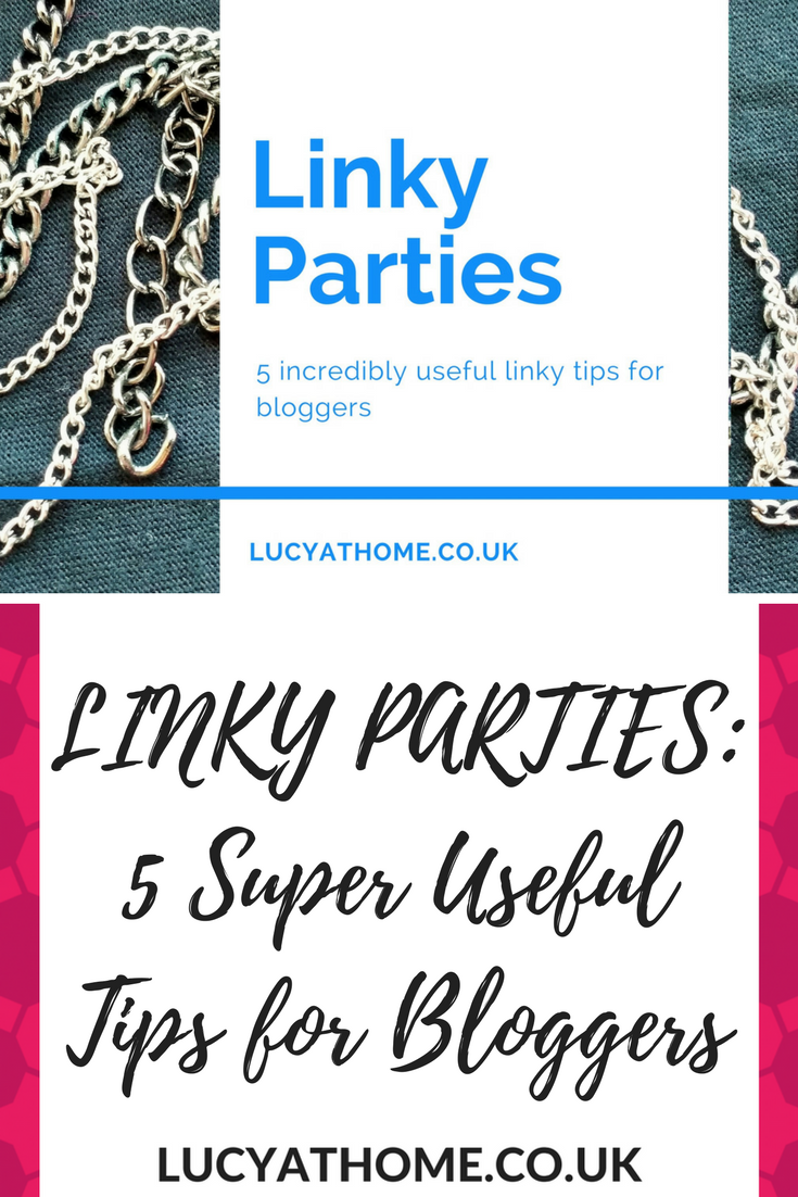 Pinterest Linky Parties - 5 incredibly useful tips for bloggers - blogging tips and blogging hacks