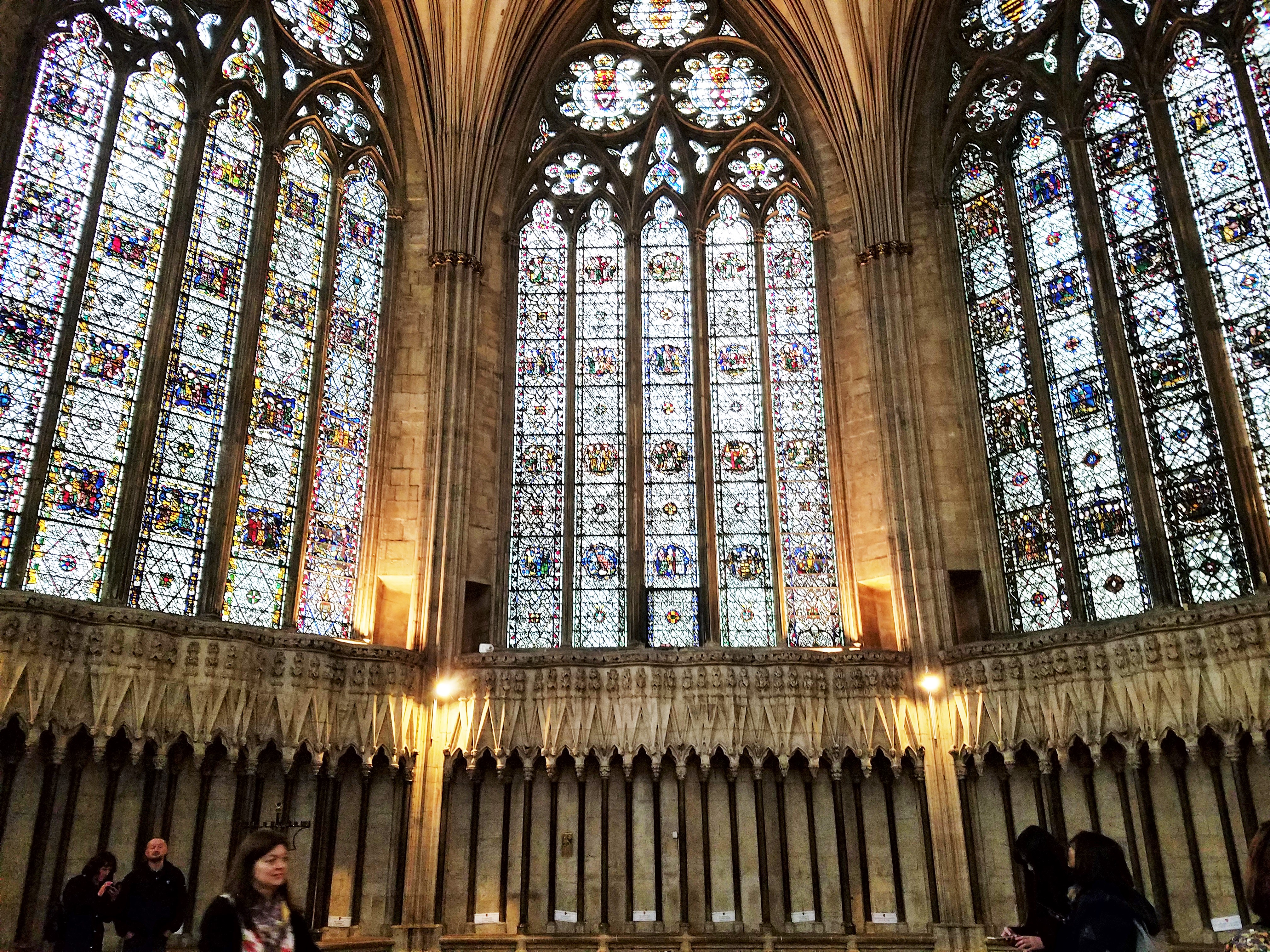 York Minster Large Stained Glass Windows Intentional Words