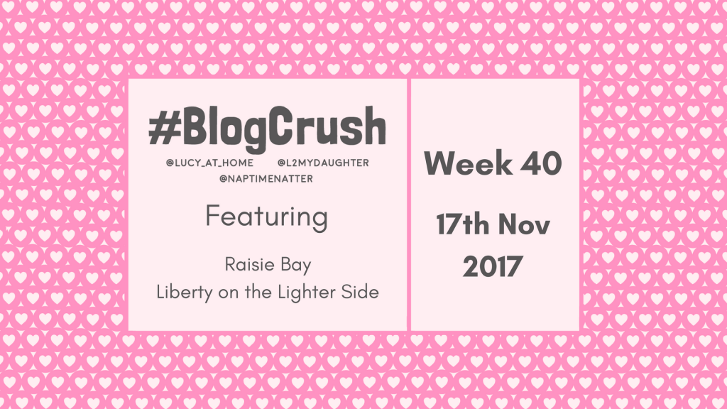 BlogCrush Week 40 – 17th November 2017