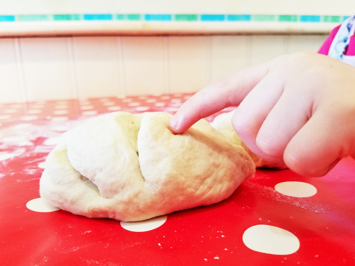 Bread maker dough shapes for children - bread hedgehog