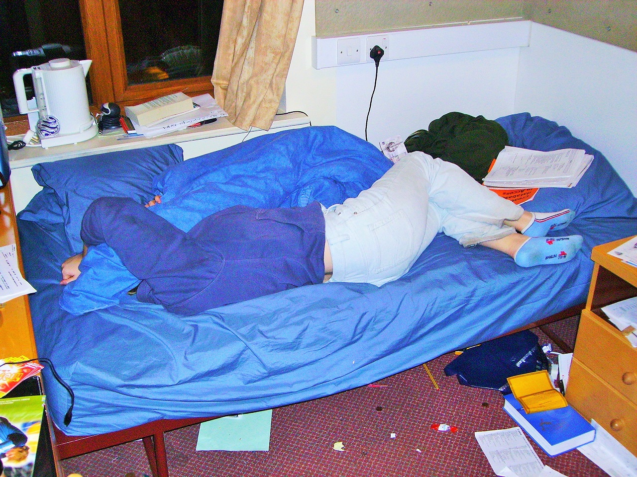Thirteen Valentines Days - Messy bedroom, student accommodation