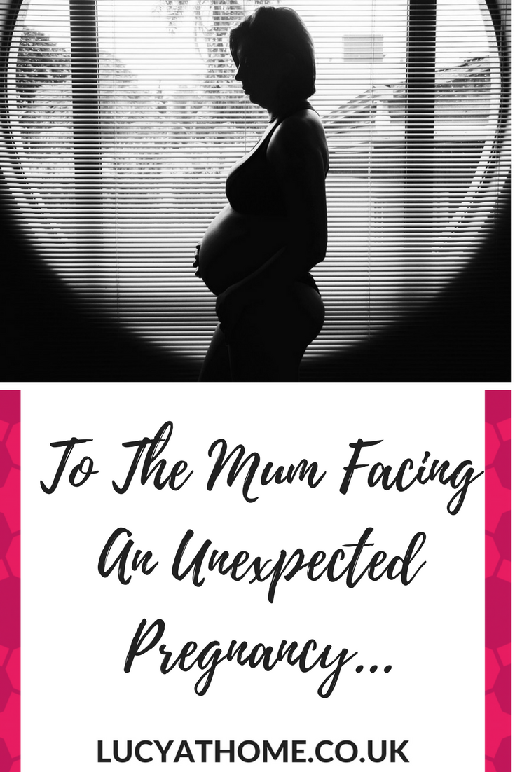 To The Mum Facing An Unexpected Pregnancy, I kno w you might not feel up to making your unplanned pregnancy announcement yet, but let me assure you you're not alone. Lot's of people have felt the way you do. That doesn't make it any easier to come to terms with but unexpected preganancy stories are common. Let me hear yours